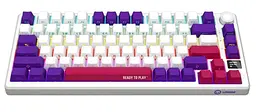 Клавіатура Lorgar KBP7075W Wireless Pro 75% Exploded White EN/UA (LRG-KBP7075W-WH-US)