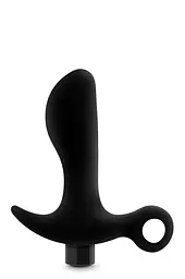 Анальна пробка вібратор силіконова Blush Anal Adventures Platinum Silicone Vibrating Pros — 10 режимів
