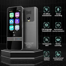 Голосовий перекладач AI Translator F6 Wi-Fi (139 мов) - мініатюра 5