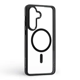 Чехол Samsung Galaxy S26 Plus 5G, Unit MagSafe, черный, прозрачный, магсейф, противоударный, магнитный, панель-накладка с поддержкой MagSafe, с поддержкой беспроводной зарядки, TPU+PC, защита всего корпуса, ударопрочный, ArmorStandart (ARM89448) - мініатюра 2