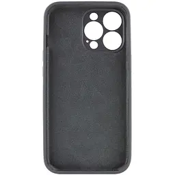 Чехол Epik Silicone Case Full Camera Protective (AA) NO LOGO для Apple iPhone 13 Pro (6.1) Серый / Dark Gray - миниатюра 3