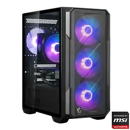 Комп'ютер Dragon Lucky Shadow Powered_by MSI (RTX5070+R7 7700) Black / AMD Ryzen 7 7700 (3.8-5.3), 8 ядер / NVIDIA GeForce RTX 5070 / 32 ГБ (DDR5) / 1024 ГБ (SSD)