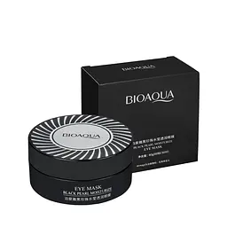 Патчі для шкіри навколо очей з екстрактом чорних перлин Bioaqua Black Pearl Crystal Clear Eye Mask гідрогелеві