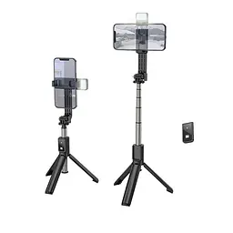 Селфі-монопод Hoco Treasure aluminum alloy fill light Gimbal version live broadcast support K15 Bluetooth