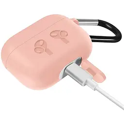 Чохол BeCover Silicon Protection для Apple AirPods Pro Pink (704501) - мініатюра 3
