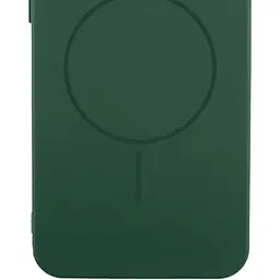 Чохол Silicone Cover Lakshmi Full Camera (AA) with Magnetic Fit для Samsung Galaxy A57 5G Зелений / Dark green - мініатюра 2