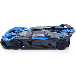 Автомодель Bburago Bugatti Bolide 1:18 чорно-синя (18-11047) - мініатюра 3