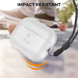 Чохол AhaStyle Colorful Silicone Case для AirPods Pro 2 Clear [CP-187-CR] [133834] - мініатюра 4