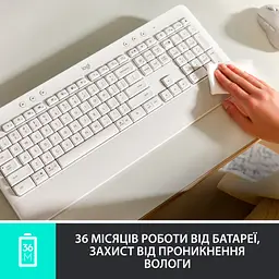 Клавіатура Logitech Signature K650 USB/Bluetooth UA Graphite (920-010945) - мініатюра 7