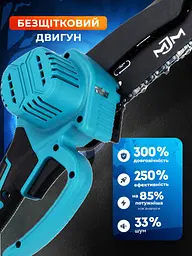 Акумуляторна пила ланцюгова MJM X-Trim V21 - мініатюра 3