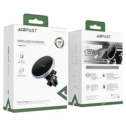 Автотримач з БЗП Acefast D3 magnetic wireless 15W Silver - мініатюра 5