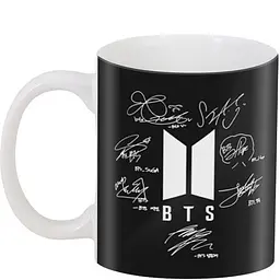 Кухоль GeekLand Bangtan Boys BTS автографи BTS.02.08 330 мл білий - мініатюра 3