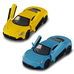 Автомодель TechnoDrive Maserati MC20 синій жовтий (250950) - мініатюра 10