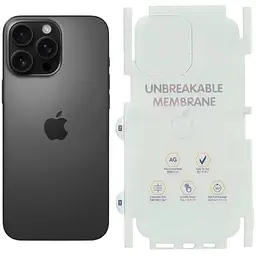 Захисна плівка DK для Apple iPhone 16 Pro | AG Matte Unbreakable Membrane HydroGel 360° (clear)