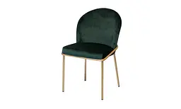 Стілець Welovemebel Мілтон 500x560x825 мм зелений із золотим - мініатюра 2