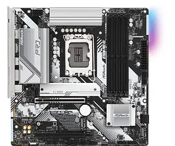 Материнська плата ASRock B760M PRO RS (1700/B760, 4xDDR5, 2xPCIex16, 4xSATAIII, 3xM.2, 2.5GLan, 7.1ch, mATX)