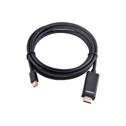 Кабель мультимедійний miniDisplayPort M to HDMI M 1.5m MD101 4K black Ugreen (20848) - мініатюра 4