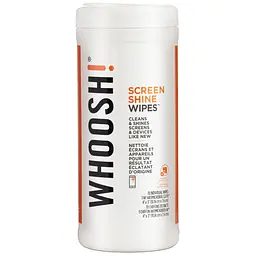 Набор для чистки Whoosh! 70 WIPES Салфетки для очистки экрана 70шт с микрофиброй 14см x14см BOX