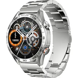 Смарт-годинник Haylou Solar 5 [LS20] Silicone+ Stainless steel strap Silver [124035] - мініатюра 3
