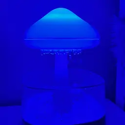 Зволожувач повітря з нічником та ефектом дощу Ruhhy 24378, 450 мл, LED - мініатюра 4