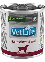 Вологий лікувальний корм для собак Farmina Vet Life Gastrointestinal дієт. харчування, при захворюванні ШКТ, 300 г