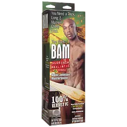 Фалоімітатор Doc Johnson BAM Huge 13 Inch Realistic Cock - мініатюра 3