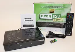 Супутниковий комбінований ресивер Openbox Open SX2 Combo - мініатюра 1