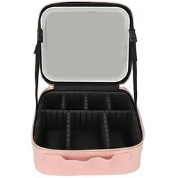 Косметичка-органайзер з LED дзеркалом LED Makeup Mirror Handheld Makeup Box — дорожній кейс для косметики з підсвіткою