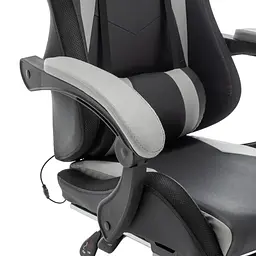 Ігрове крісло AGN AGN09-25 RGB Black Grey (AGN09-25) - мініатюра 6