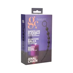 Анальний ланцюжок GC Anal Chain, 28 см (чорний) - мініатюра 3