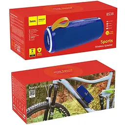 Бездротова Bluetooth колонка Hoco BS38 Cool Freedom Wireless Speaker Blue - мініатюра 3