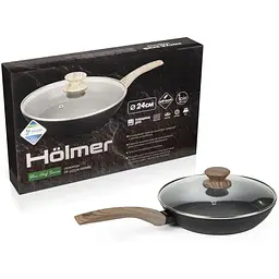 Сковорода Holmer з кришкою 24 см (FP-22324-SWMBL Star Chef) - мініатюра 7