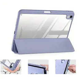 Чохол-книжка BeCover Soft Edge TPU з кріпленням Apple Pencil для Apple iPad Air 4/5 2020/2022 10.9" Purple (711701) - мініатюра 2
