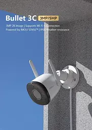 Wi-Fi IP-камера IMOU Bullet 3C 5MP - мініатюра 2