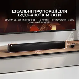 Саундбар Sharp HT-SB121 Black - мініатюра 3