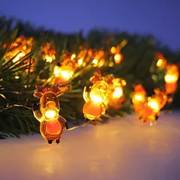 Гірлянда-струна Chomik Олень 20LED на батарейках  (LED4161) - мініатюра 4