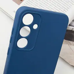 Чохол Silicone Cover Lakshmi Full Camera (A) для Samsung Galaxy A14 4G/5G Синій / Navy Blue - мініатюра 5