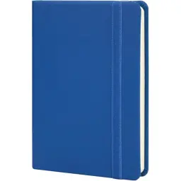 Книга записна Optima Vivella А6, 128 аркушів, лінія, синя (O20390-02)