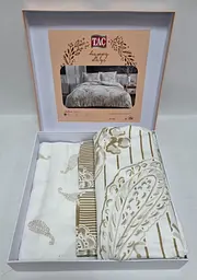Комплект постільної білизни Paisley Gold Євро Tac pbe0041664 - мініатюра 2