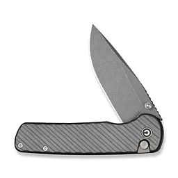 Ніж складаний туристичний Civivi Iron Tide (8.2 см) 14C28N / Aluminum сірий - мініатюра 3