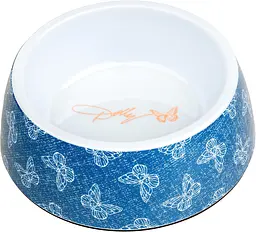Меламінова миска для собак Derby AH002 Butterflies, L