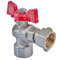 Кран кутовий з накидною гайкою Koer KR.223 - 1/2" Ггб KR4773