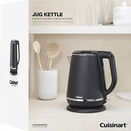 Електрочайник Cuisinart 1.5 л деревновугільний сірий (CJK780E) - мініатюра 3