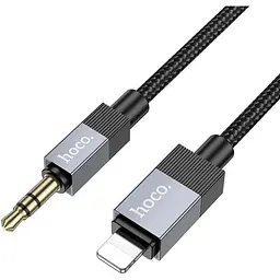 Кабель Hoco UPA32A Lightning to Jack 3.5 1 м чорний