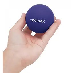 Масажний м'яч Cornix Lacrosse Ball 6.3 см XR-0229 Navy Blue - мініатюра 2