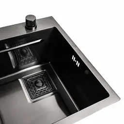 Кухонна мийка Platinum HANDMADE 75*45A (SP000039689) - мініатюра 6