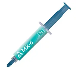 Термопаста Arctic MX-6, 8 г, шприц, 7.5 Вт/мК, -50°C/+150°C (ACTCP00081A)