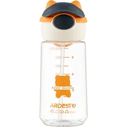 Пляшка для води Ardesto Bear 550 мл помаранчева (AR2255BO) - мініатюра 8