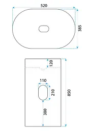 Умивальник Rea Dolce white підлоговий REA-U4302, Білий - мініатюра 7