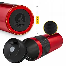 Термокухоль Mountain Goat Travel 0.4 л Red (P-5907739315717) - мініатюра 6